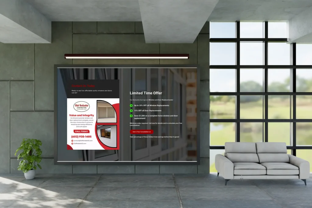 Old Reliable Windows & Doors, case study, rynox digital