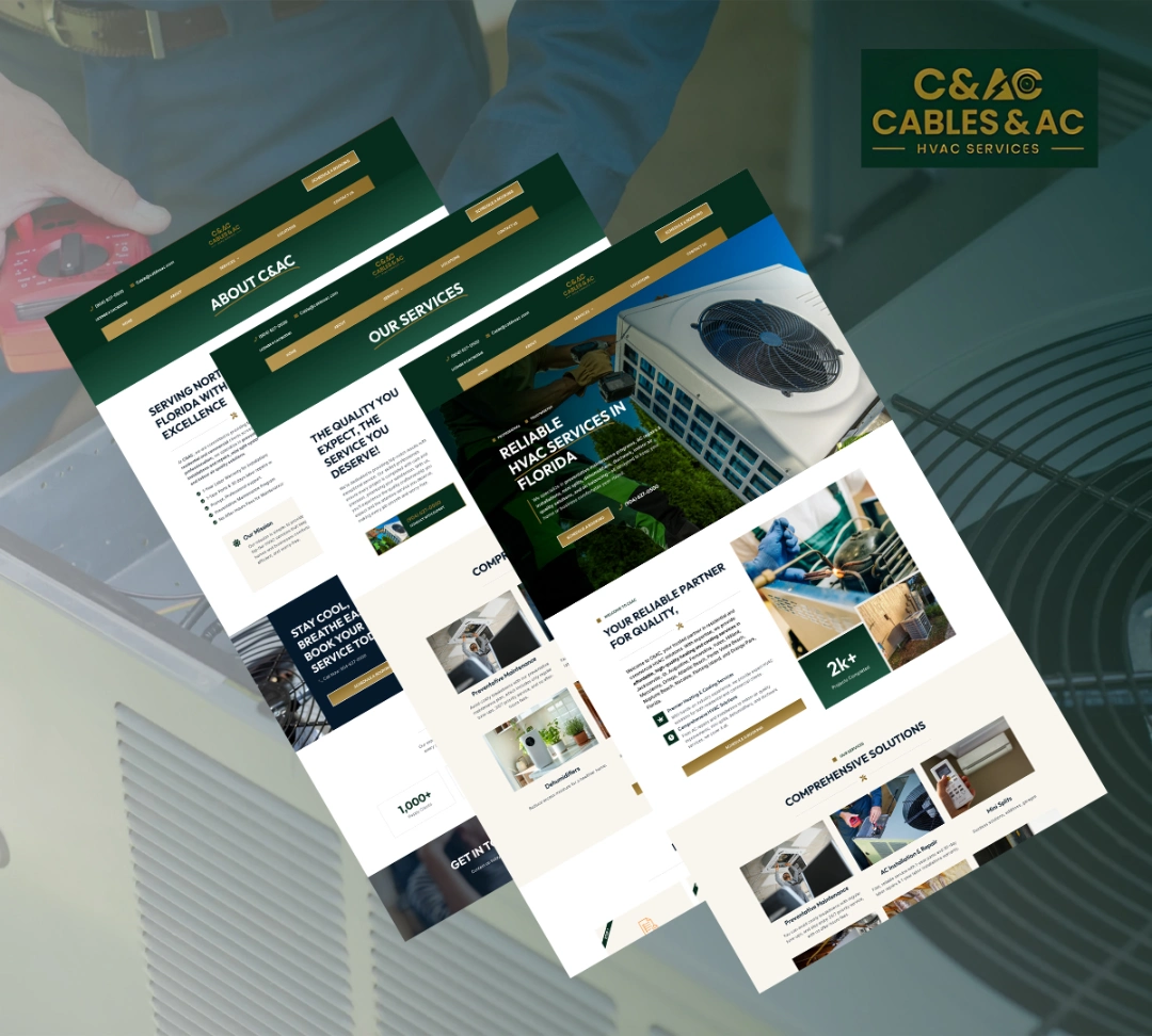 hvac industry wordpress web design agency, Rynox Digital