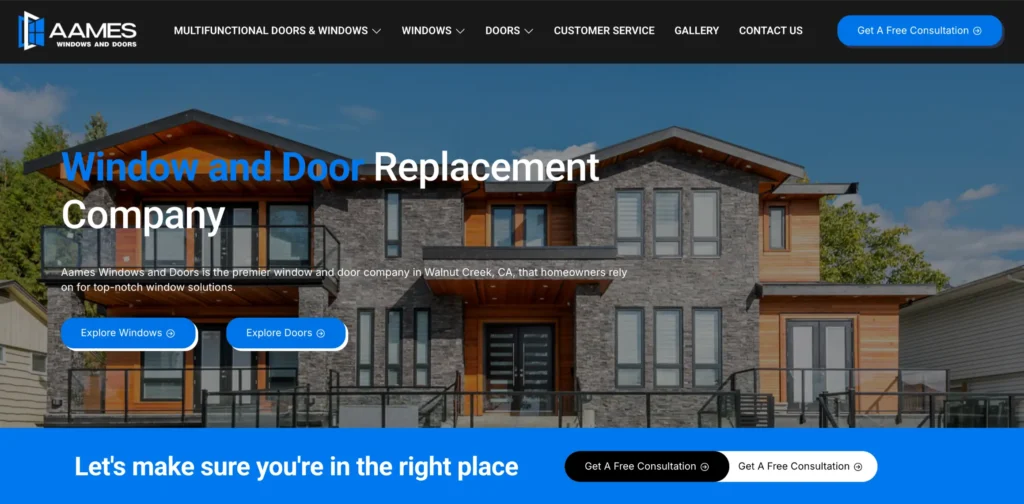 Aames Windows & Doors, rynox digital, case study