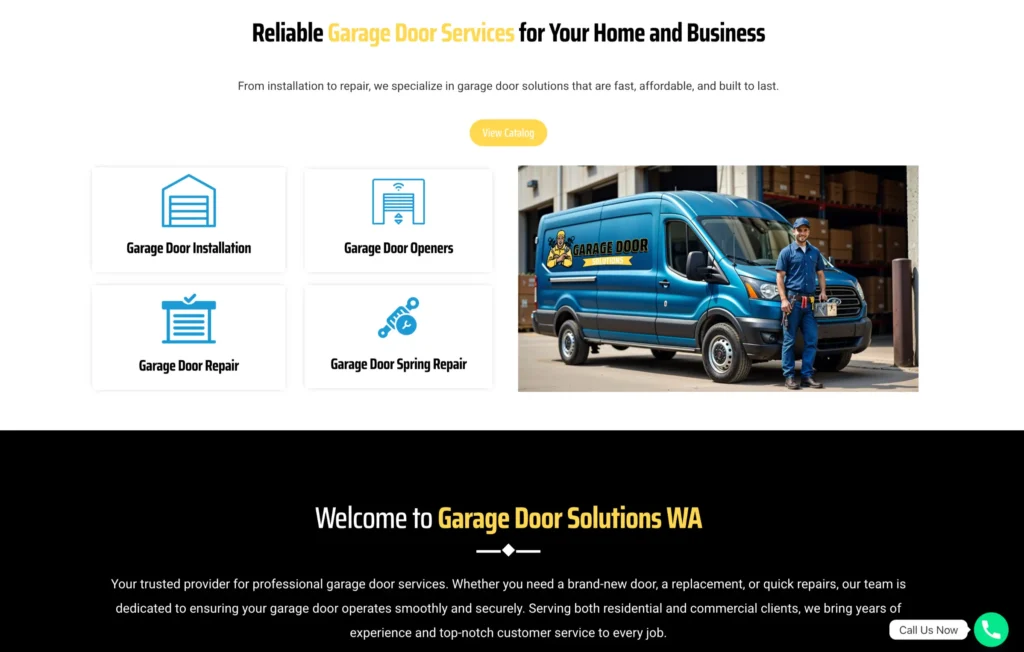 Garage Door, case study, rynox digital