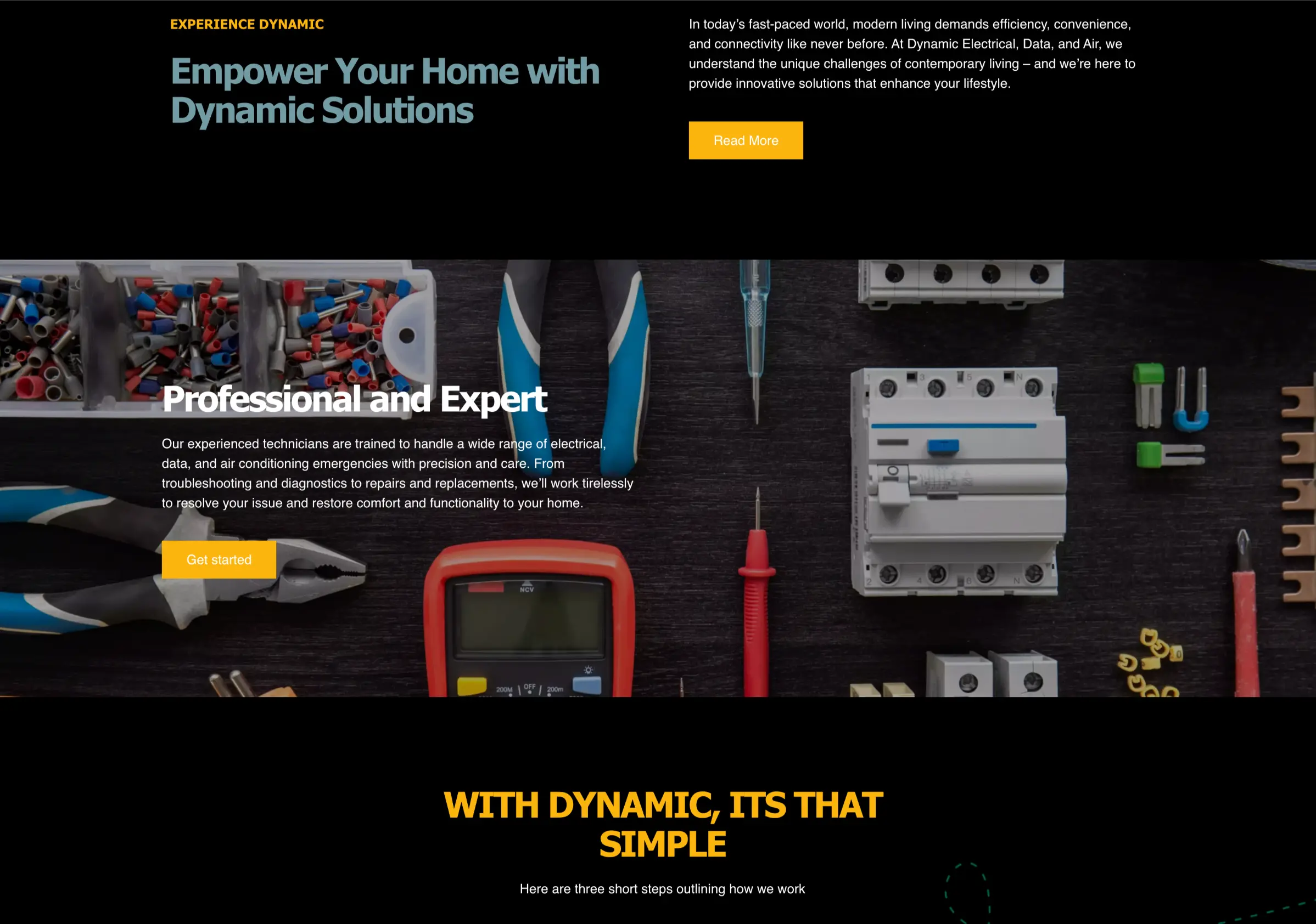 Dynamic Electrical, case study, rynox digital