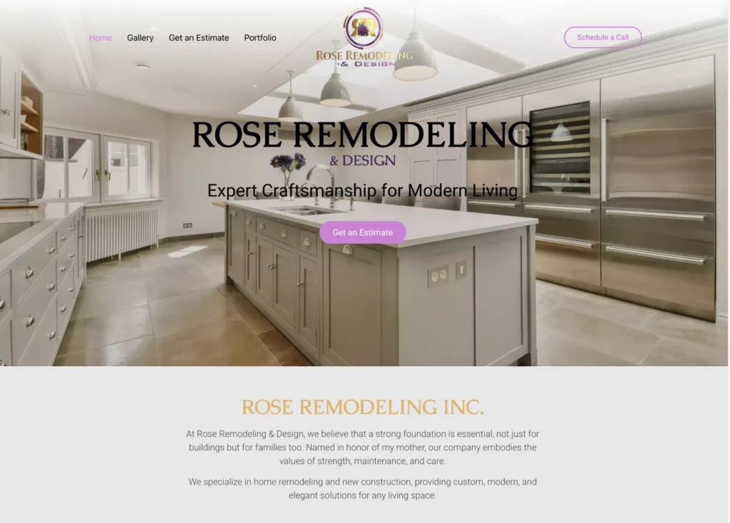 Rose Remodeling and Design, case study, rynox digital