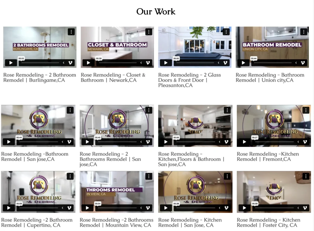 Rose Remodeling and Design, case study, rynox digital