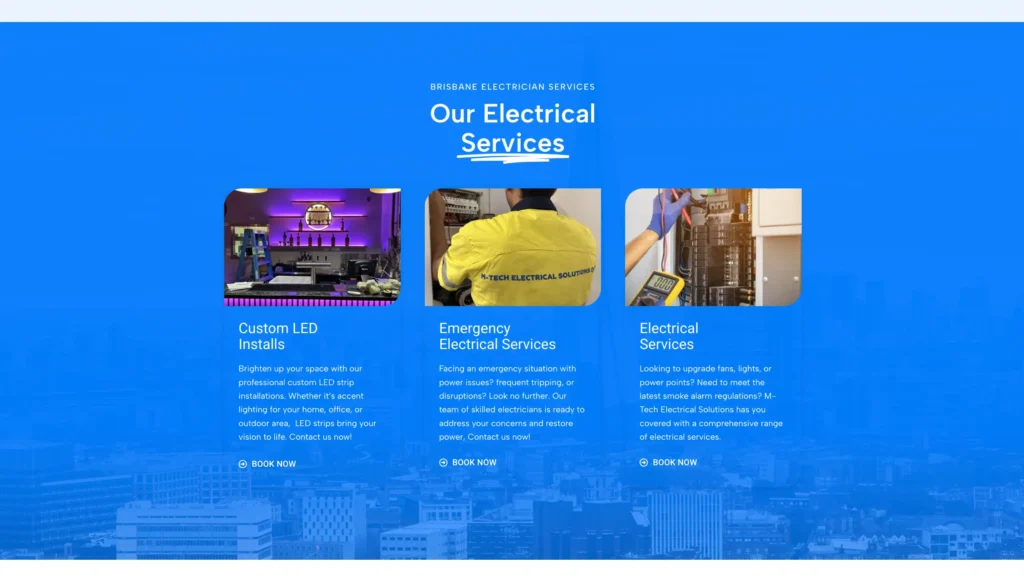 M-Tech Electrical Solutions, case study, rynox digital