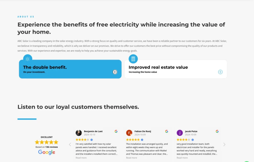 ABC Solar, case study, rynox digital