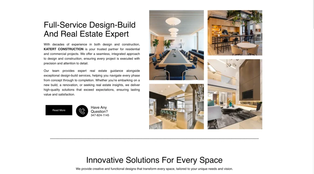 Katert Construction, case study, rynox digital