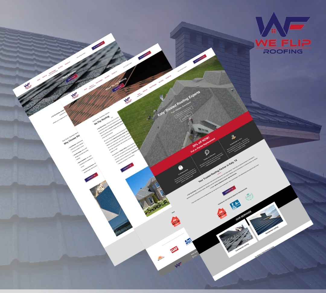 Case Studies, Roofing, web design agency, Rynox Digital