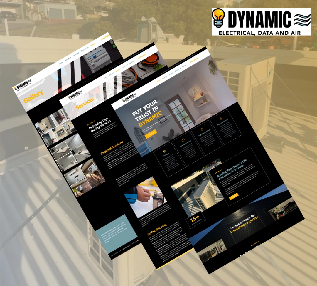 hvac industry wordpress web design agency, Rynox Digital