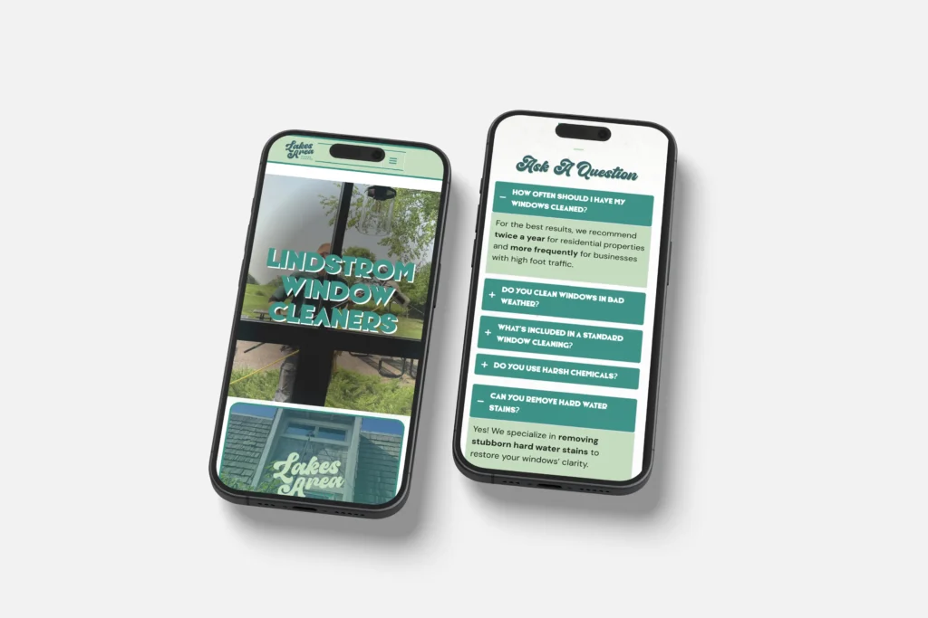 Lakes Area Window Cleaning, rynox digital, case study