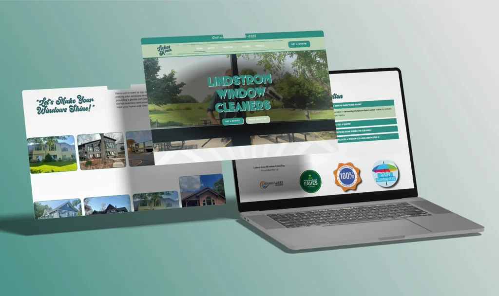 Lakes Area Window Cleaning, rynox digital, case study