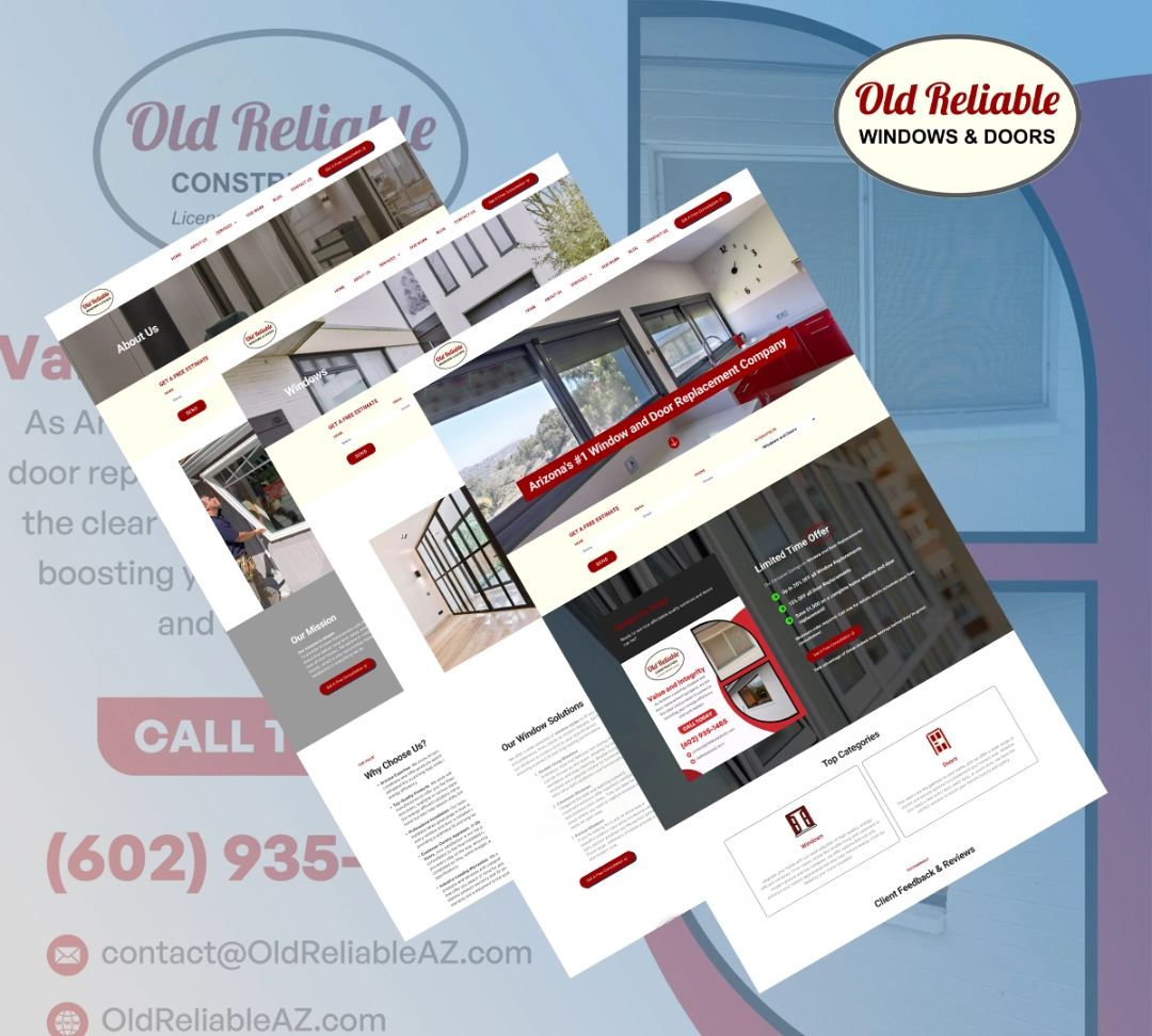 Case Studies, Windows, doors, web design agency, Rynox Digital