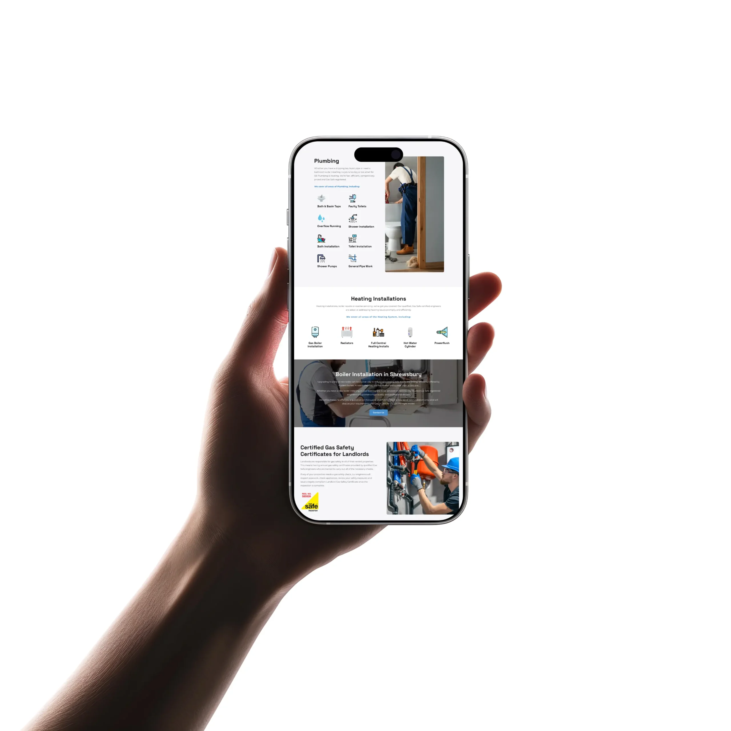 SB Plumbing & Heating, case study, rynox digital